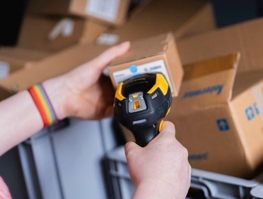 <p>Zebra barcode scanners</p> image
